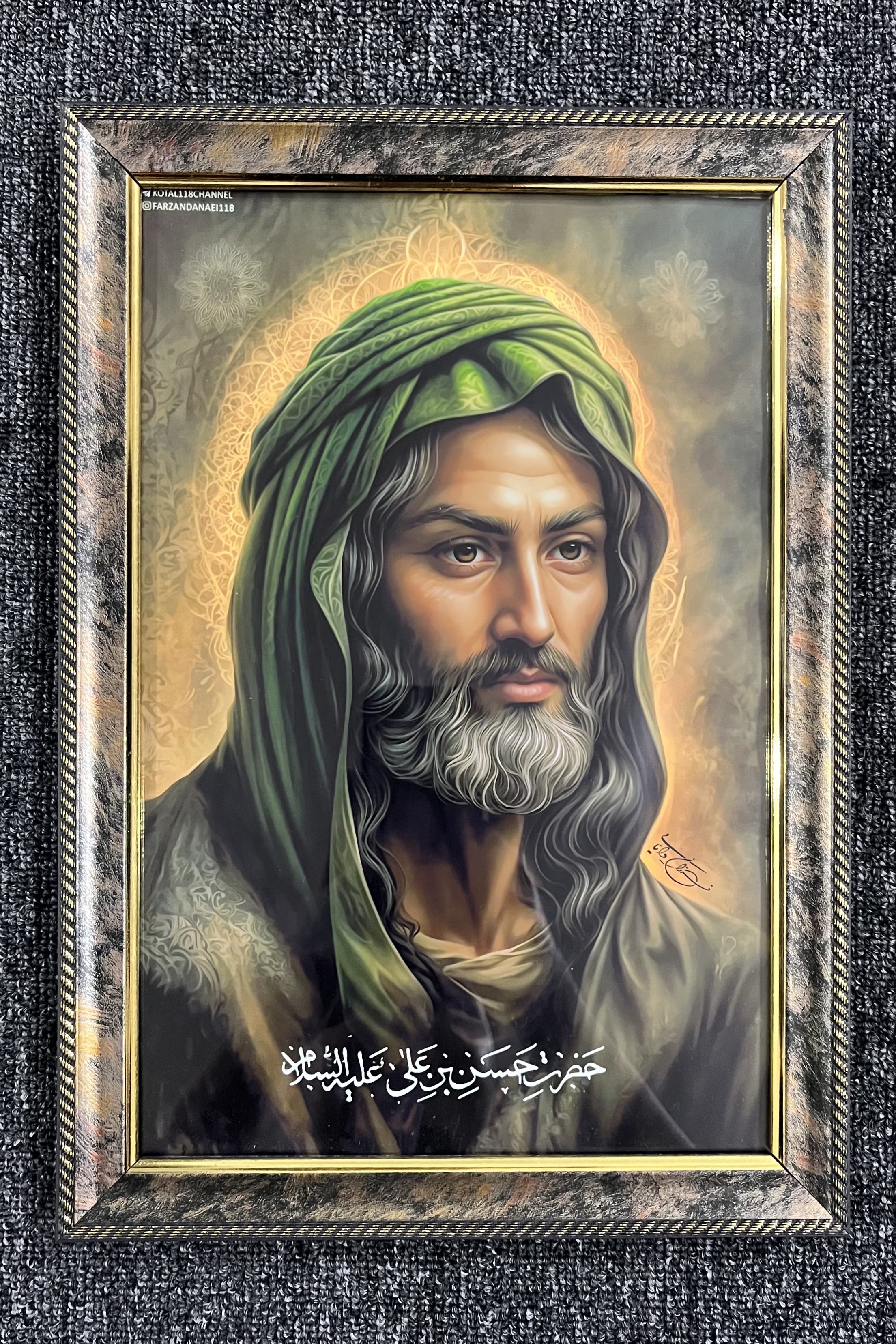 قاب عکس تمثال امام حسن(ع)