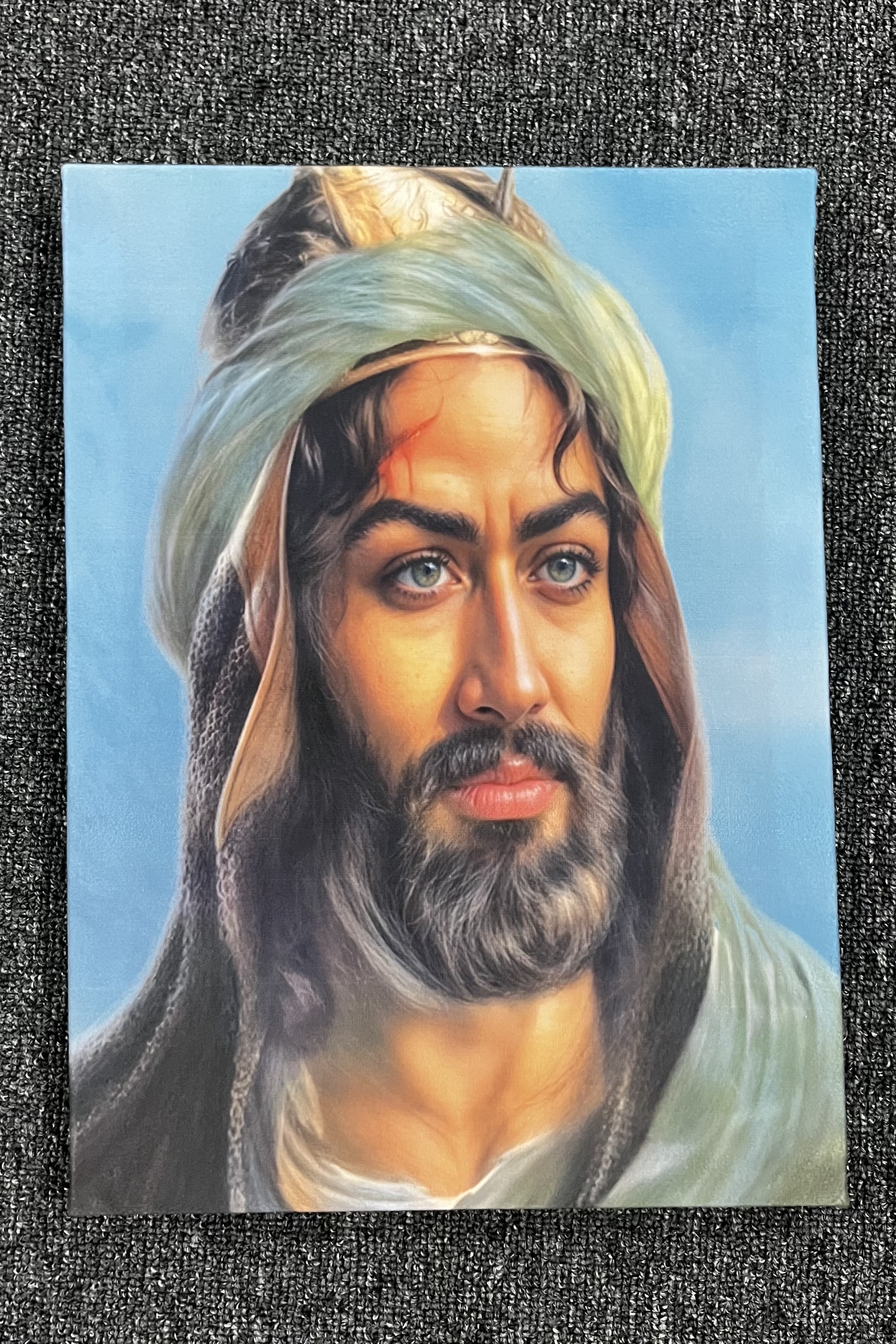 تابلو مخمل تمثال حضرت عباس