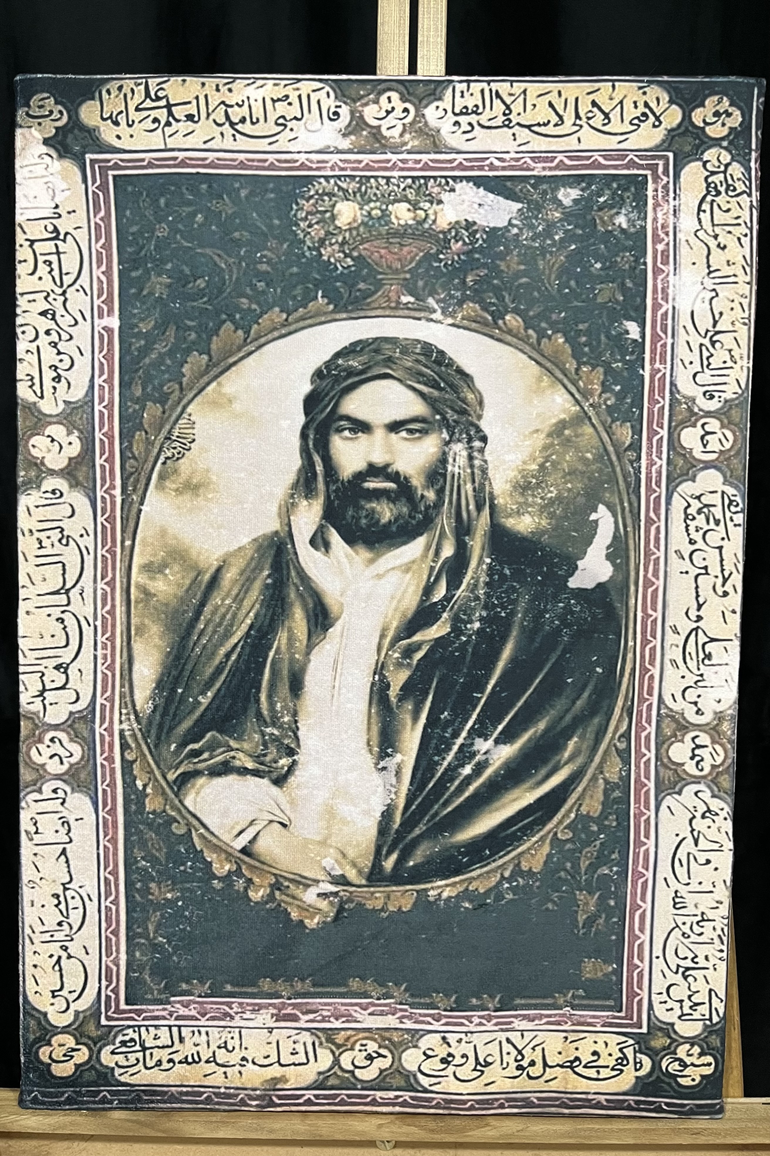 تابلو مخمل تمثال حضرت علی(ع)