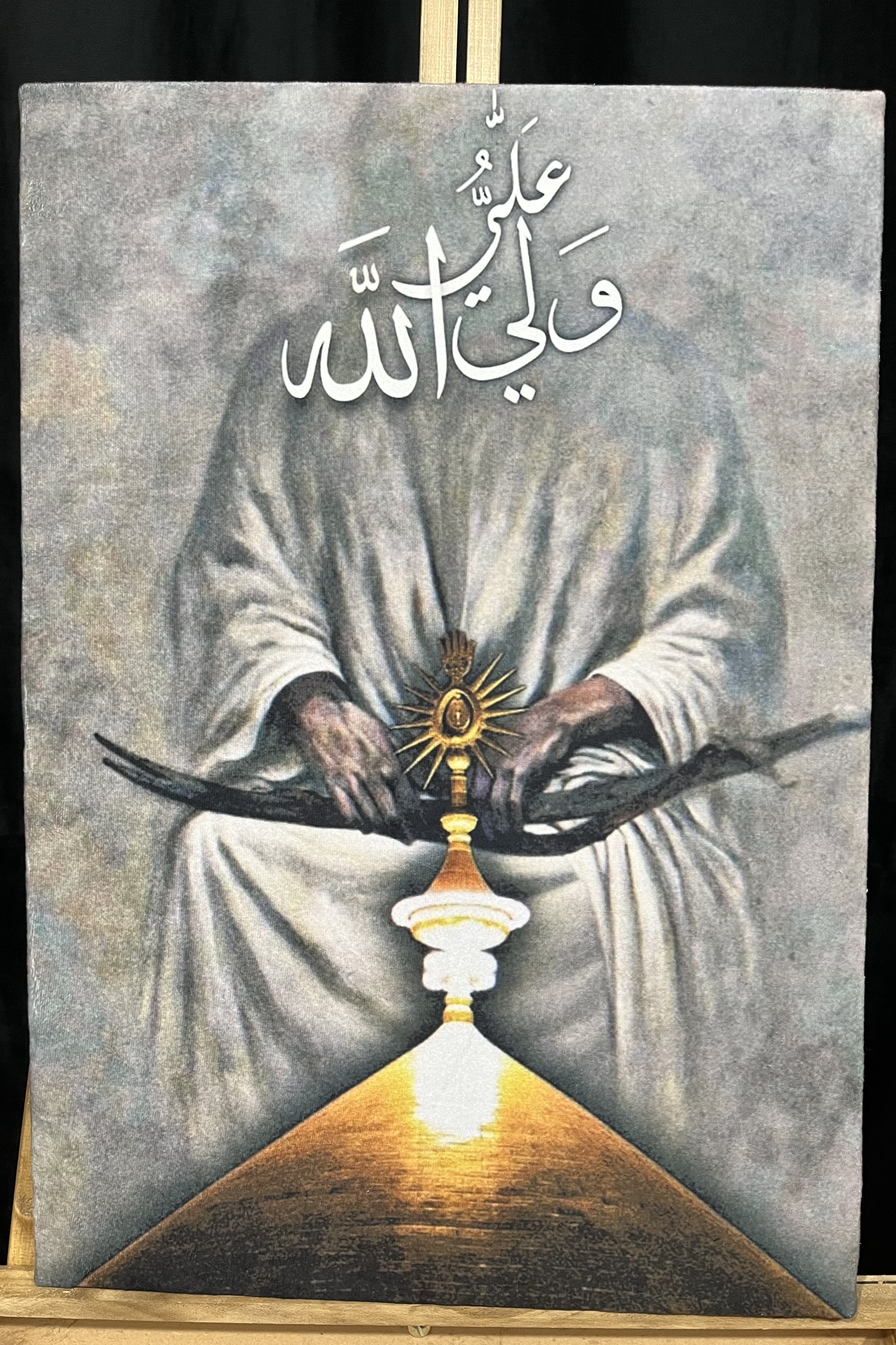 تابلو مخمل تمثال حضرت علی(ع)
