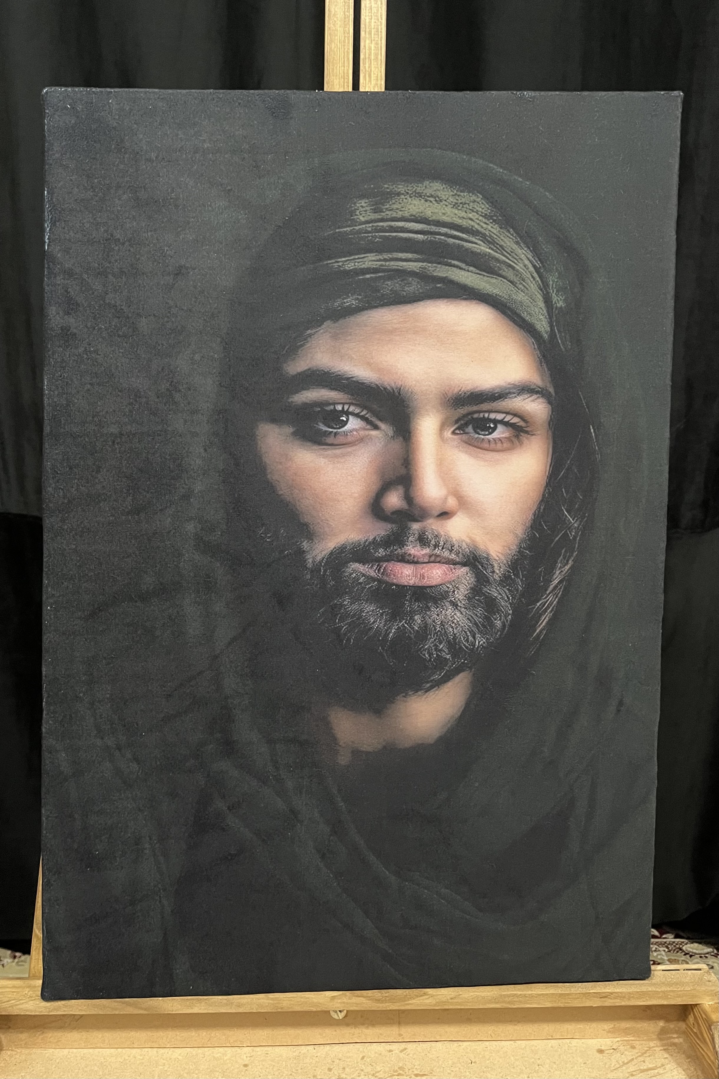 تابلو مخمل تمثال امام حسین(ع)