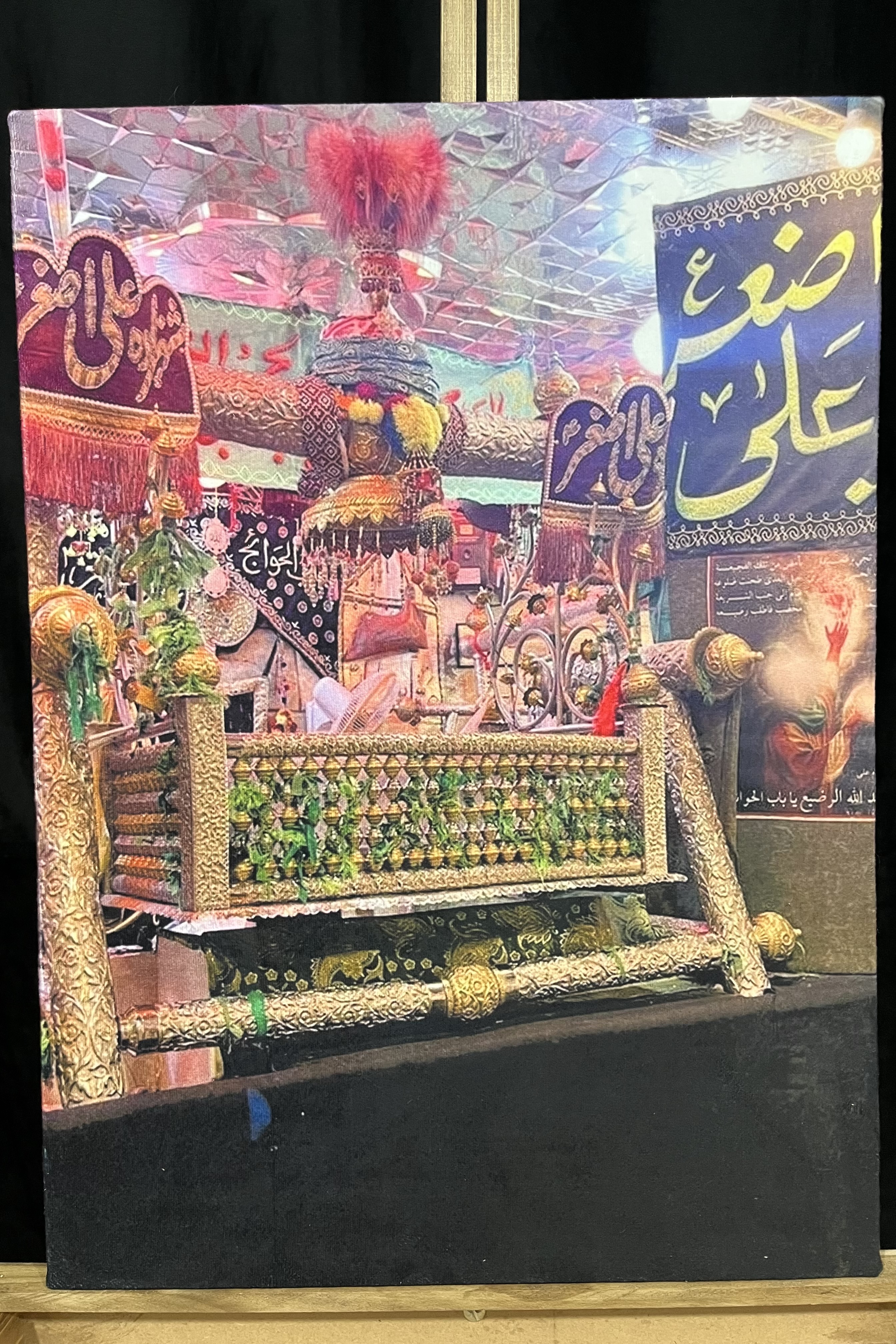 تابلو مخمل مقام حضرت علی اصغر(ع)